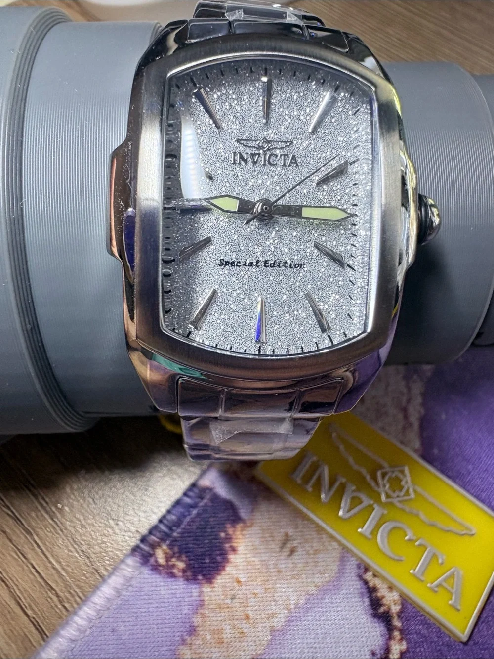 Invicta Special Edition Silver Glitter Lupah Dial Stainless Steel Women's Watch
